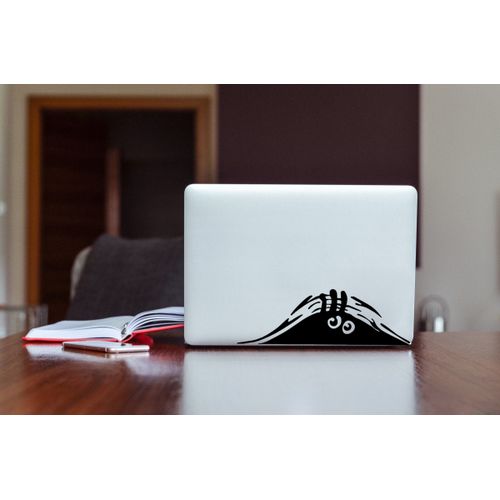 Stickers pc portable banksy Noir-SL09| Fiche Technique et Prix au Maroc