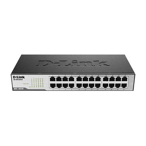 D-Link Switch 24 ports 10/100Mbps Rackable| Fiche Technique et Prix au Maroc