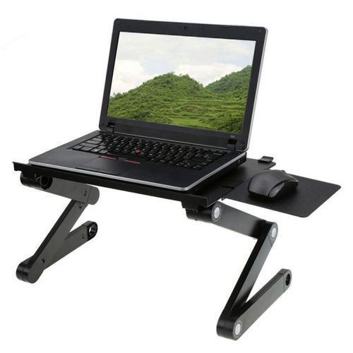 Table En Aluminium pour pc portable Avec Tapis De Souris| Fiche Technique et Prix au Maroc