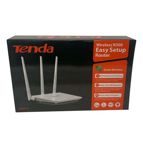 tenda Points d’accèsF3 sans fil 300Mbps / 2.4G Wi-Fi /| Fiche Technique et Prix au Maroc