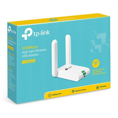 TP-Link Adaptateur USB et Clé WiFi à gain élevé 300Mbps TL-WN822N| Fiche Technique et Prix au Maroc