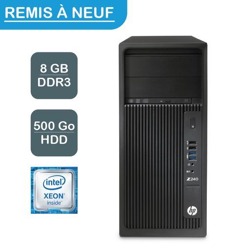 Hp Unité centrale Z230 Workstation MT Xeon 8GB 500GB [REMIS A NEUF]| Fiche Technique et Prix au Maroc