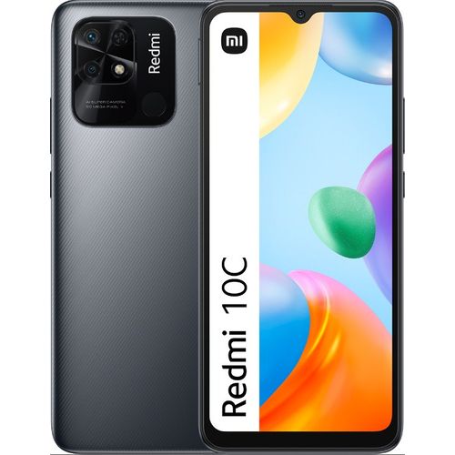 XIAOMI Redmi 10C (4GB -128GB) Snapdragon 680 -5000 mAh-50 MP- NFC-Gray| Fiche Technique et Prix au Maroc