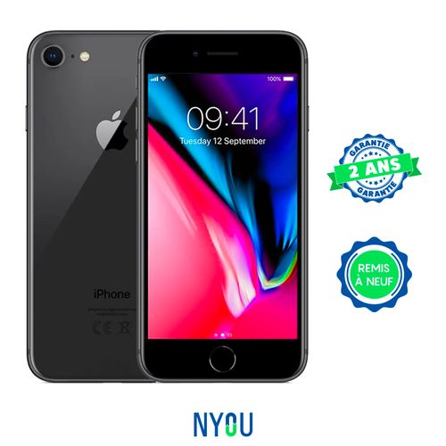 Apple IPHONE 8 64GO SPACE GREY RECONDITIONNÉ GARANTIE 2 ANS| Fiche Technique et Prix au Maroc