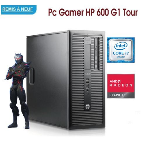 Hp Pc Gamer ProDesk 600 i7-4770k 3.5Ghz 8Go 256Go - GPU RX 550 4GB - Remis A Neuf| Fiche Technique et Prix au Maroc