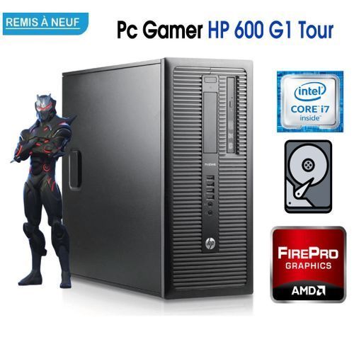 Hp Pc Gamer ProDesk 600 i7-4770k 3.5Ghz 8Go 500Go - GPU 2GB GDDR5 - Remis A Neuf| Fiche Technique et Prix au Maroc