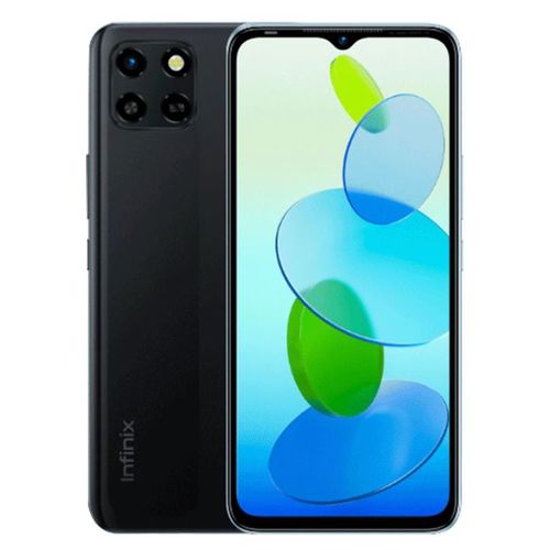 Infinix SMART 6 HD X6512 6.6“ - 32GB ROM + 2GB RAM - Force Black| Fiche Technique et Prix au Maroc