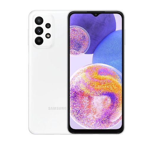 Samsung Galaxy A23 6.6“ LTE - 6GB RAM + 128GB ROM - 50 Mpx - White| Fiche Technique et Prix au Maroc