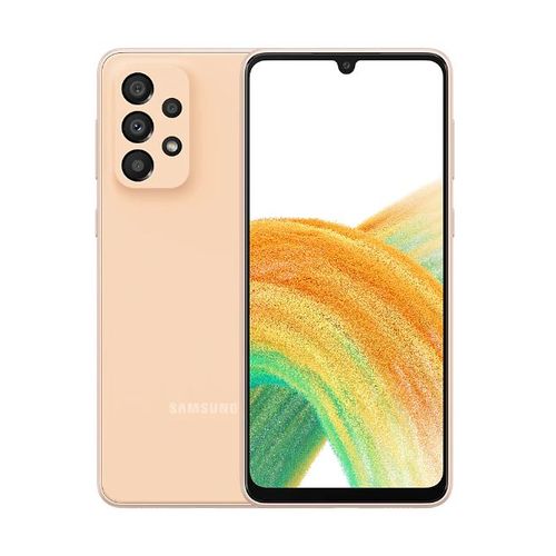 Samsung Galaxy A33 5G - 6,4“ - 8GB RAM + 128GB ROM - Peach| Fiche Technique et Prix au Maroc