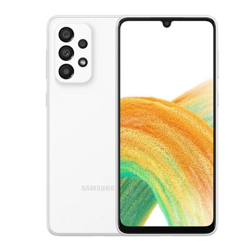 Samsung Galaxy A33 5G - 6,4“ - 8GB RAM + 128GB ROM - White| Fiche Technique et Prix au Maroc