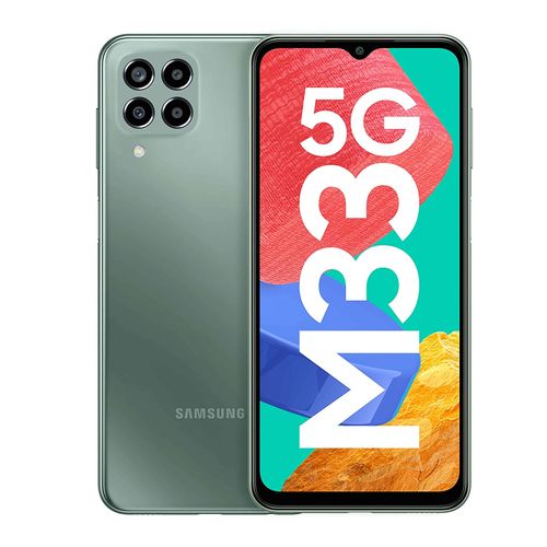 Samsung Galaxy M33 - 6.6“ - 5G - 6GB RAM+128GB ROM -Dual Sim - 50Mpx - Vert| Fiche Technique et Prix au Maroc