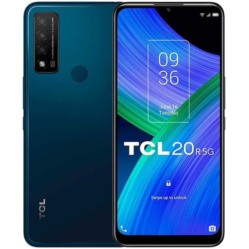 TCL Smartphone TCL - 20R - 5G - 64Go - Bleu lazurite| Fiche Technique et Prix au Maroc