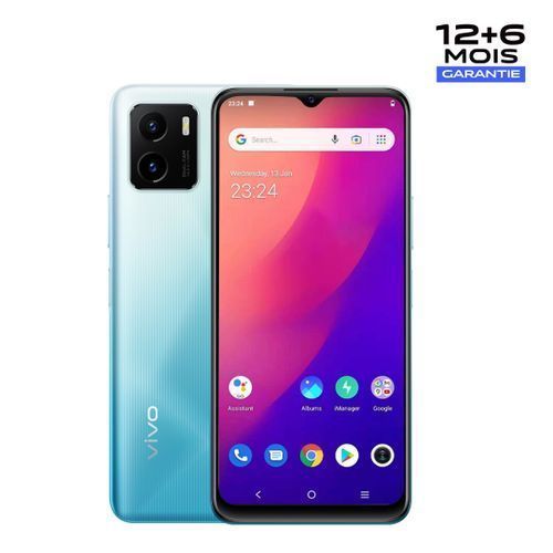 Vivo Y15s (3/32Go) - 5000mAh Vert océan| Fiche Technique et Prix au Maroc
