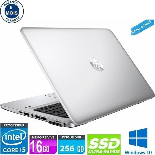Hp Elitebook 840 G3 CORE i5 6300u -RAM 16 Go DDR4 - 256GoSSD -Remis a neuf
 Fiche Technique et Prix au Maroc