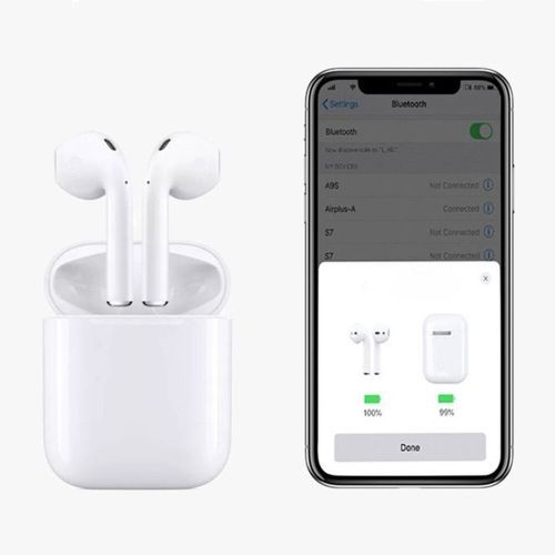 TWS i12 Upgrade 250mAh capacity  Bluetooth 5.0 Wireless headphones
 Fiche Technique et Prix au Maroc