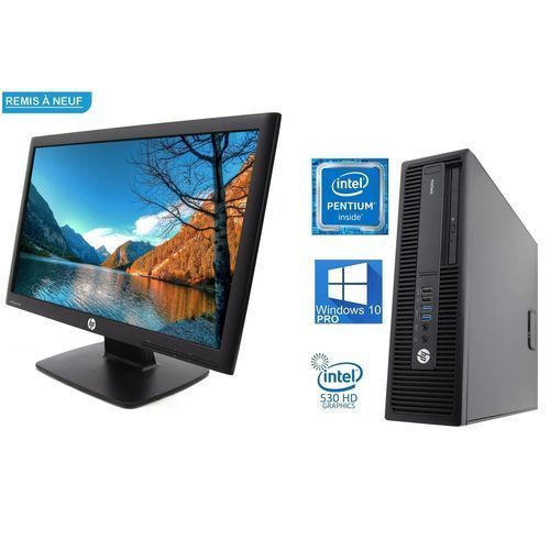 Hp Pc Complet 600 G2 SFF - 8Go RAM - 500Go HDD avec Écran  19" - Remis à Neuf
 Fiche Technique et Prix au Maroc