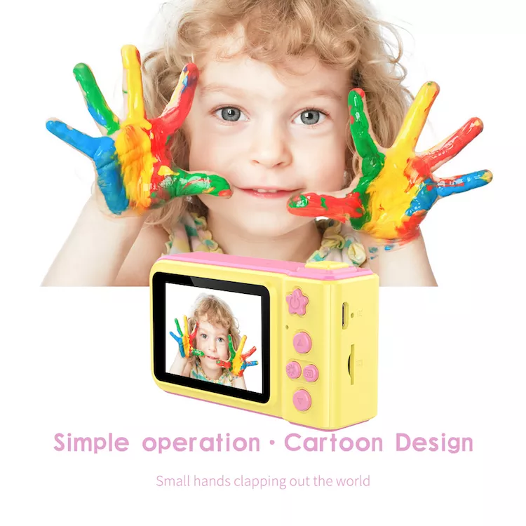 Mini belle caméra numérique enfants GC0308 pour la caméra d'anniversaire de Gfit Digital Festival Festival enfants