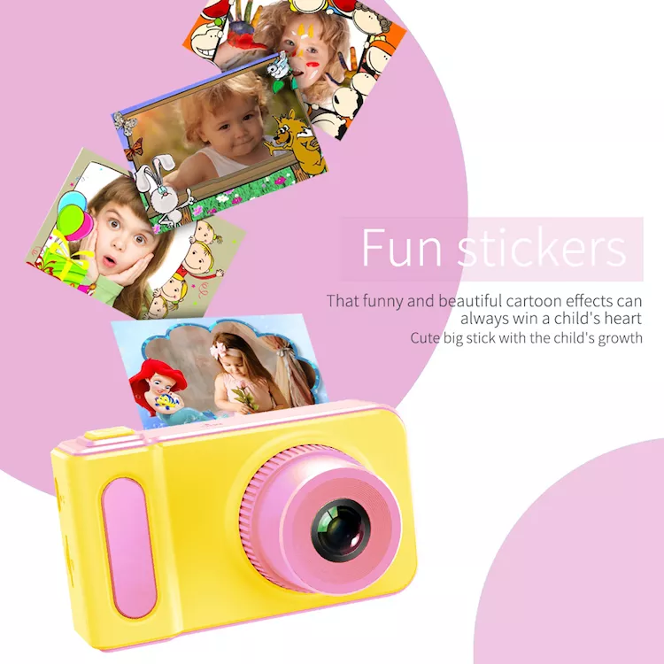 Mini belle caméra numérique enfants GC0308 pour la caméra d'anniversaire de Gfit Digital Festival Festival enfants