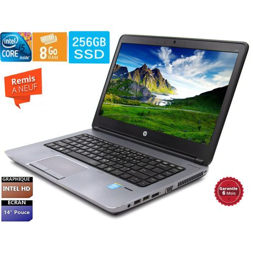 Hp Probook 640 G1 Core i5 4eme génération SSD256Go 8GB RAM 14" remis a neuf
 Fiche Technique et Prix au Maroc