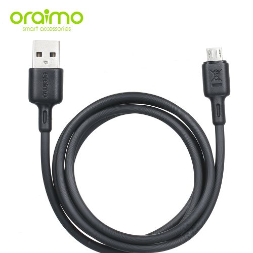 Oraimo OCD- M53 Data cable 1 meter 5V2A Micro- USB - Black
 Fiche Technique et Prix au Maroc