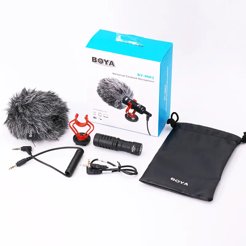 BOYA BY-MM1 Universal Cardioid On-Camera Video Microphone