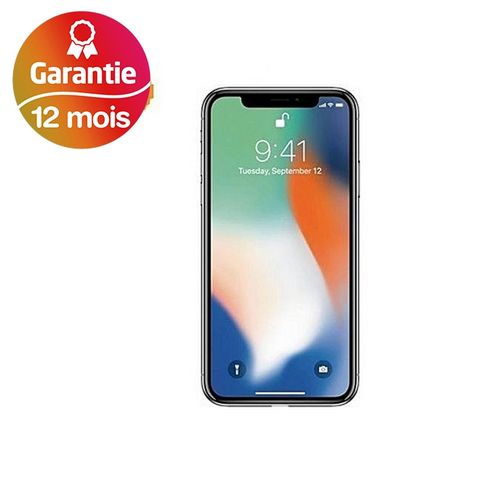 Apple iPhone X, 5.8", 3Go, 64Go - Argent - Garantie 1 an
 Fiche Technique et Prix au Maroc