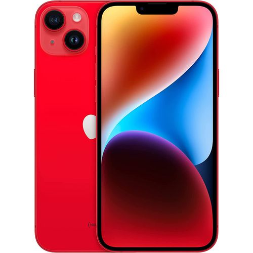 Apple iPhone 14 Plus 128GB Rouge 6,7" Red A15 IOS Mode Action & SOS 4K Siri 6Gb RAM
 Fiche Technique et Prix au Maroc