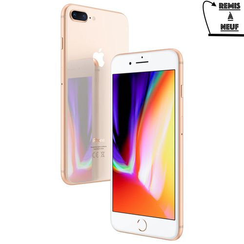 Apple iPhone 8 Plus - 3Go + 64 Go - Or (Gold) - 5.5" - A11 Bionic - Remis à neuf
 Fiche Technique et Prix au Maroc