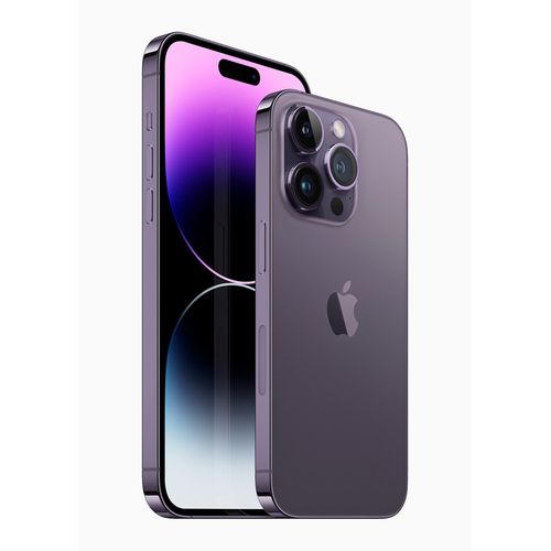 Apple iPhone 14 Pro 128GB Violet Intense 6,1" Deep Purple 6Gb RAM A16 Dynamic Island
 Fiche Technique et Prix au Maroc