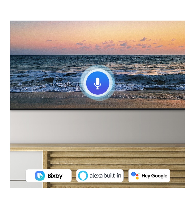 Avec les Smart TV Samsung, vous pouvez choisir entre Bixby, Alexa et l'Assistant Google.