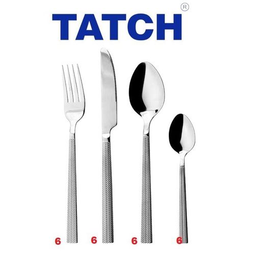 TATCH COUVERT DE TABLE 24 PCS SILVER
 Fiche Technique et Prix au Maroc