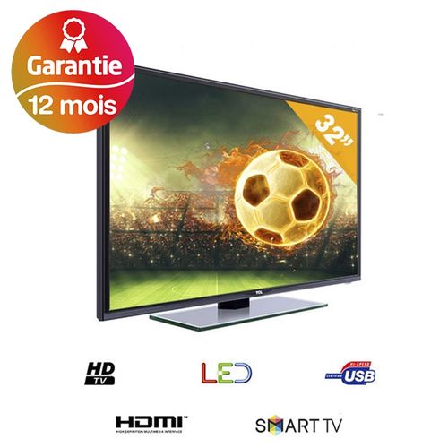 TCL TV 32" - Smart TV - LED - 32D2740 - Noir
 Fiche Technique et Prix au Maroc