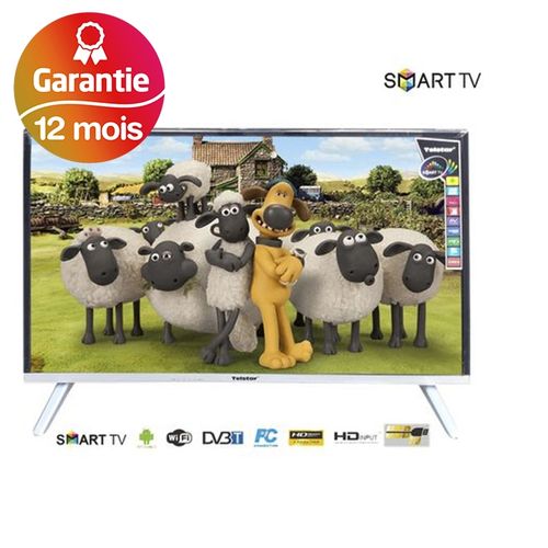 Telstar 40" - HD SLIM Smart LED TV Aptoide - TNT intégré + Wireless Display + Ethernet
 Fiche Technique et Prix au Maroc