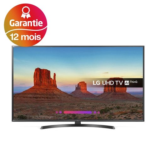 LG 55" Ultra HD 4K 55UK6470PLC Smart LED TV - Noir
 Fiche Technique et Prix au Maroc