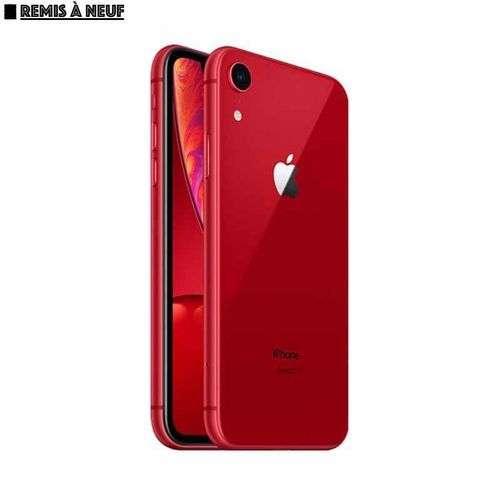 Apple iPhone XR, 6.1",  64Go + 3Gb Stockage - Rouge - Remis à Neuf
 Fiche Technique et Prix au Maroc