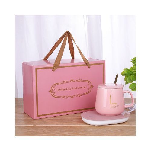 Tasse à café en céramique + coussin chauffant automatique ROSE
 Fiche Technique et Prix au Maroc