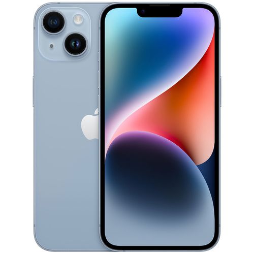 Apple iPhone 14 normal - 128GB Blue 6,1" Bleu - Bionic A15 6Gb RAM - Garantie
 Fiche Technique et Prix au Maroc