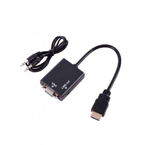 Hdmi vers vga avec une sortie audio
 Fiche Technique et Prix au Maroc