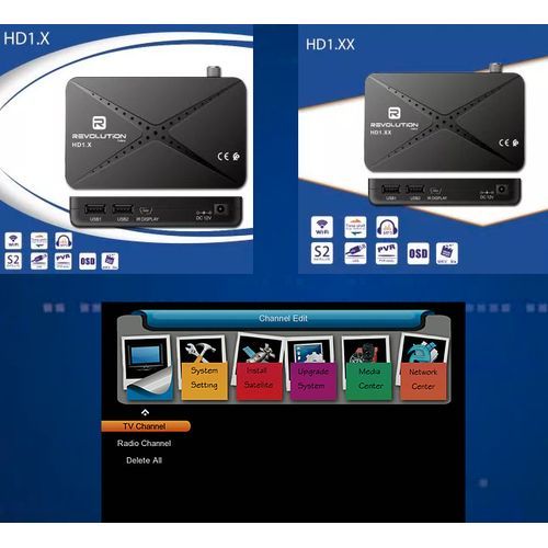 Revolution Récepteur FULL HD 1080P  Numérique Rapide + câble HDMI+ Chaines
 Fiche Technique et Prix au Maroc