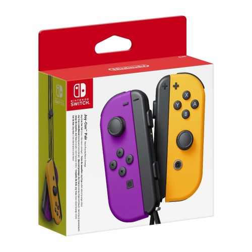 Nintendo Switch Paire de Manette Joy-Con Violet Néon et Orange Néon
 Fiche Technique et Prix au Maroc