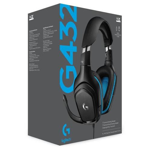 Logitech G432 7.1 SURROUND SOUND GAMING HEADSET.PS4/PC/XBOX/NINTENDO SWITCH .
 Fiche Technique et Prix au Maroc