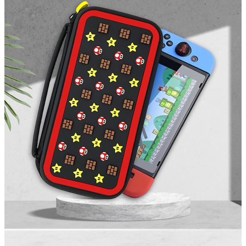 Sac de rangement Deluxe Nintendo Switch V2 et OLED étui étanche
 Fiche Technique et Prix au Maroc