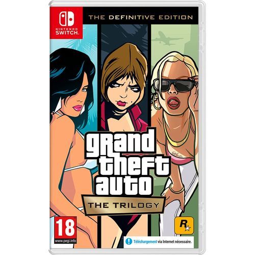 Rock Star Grand Theft Auto: The Trilogy The Definitive Edition Nintendo Switch
 Fiche Technique et Prix au Maroc