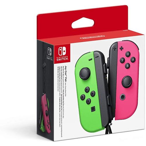 Nintendo Paire de Manette Joy-Con gauche vert néon / droite rose néon
 Fiche Technique et Prix au Maroc