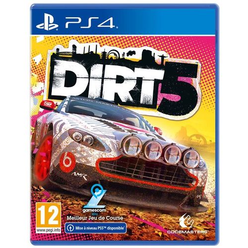 Codemaster DIRT 5 Jeu PS4 Inclus PS5
 Fiche Technique et Prix au Maroc