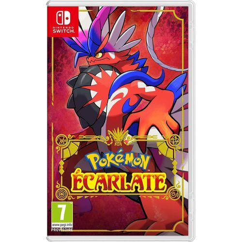 Nintendo Switch Pokémon Ecarlate
 Fiche Technique et Prix au Maroc