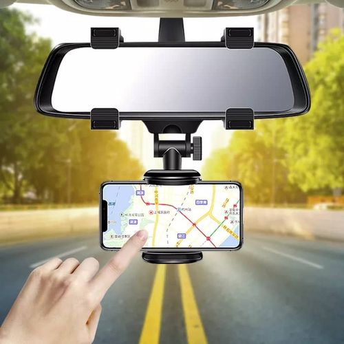 Support universel ajustable 360° pour rétroviseur intérieur de voiture
 Fiche Technique et Prix au Maroc