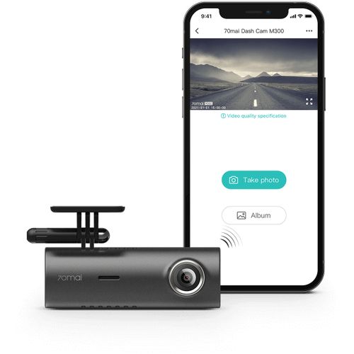 70mai M300 Dash Cam 1296P Full HD+,Wi-Fi
 Fiche Technique et Prix au Maroc
