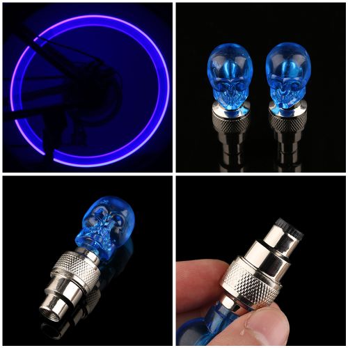 2 Pairs Led Vélos motos Voiture S'allume avec le mouvement de la roue pneu -Bleu
 Fiche Technique et Prix au Maroc