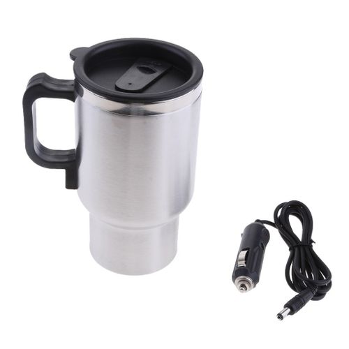 Tasse chauffante, bouilloire électrique de voiture en acier inoxydable 12v
 Fiche Technique et Prix au Maroc
